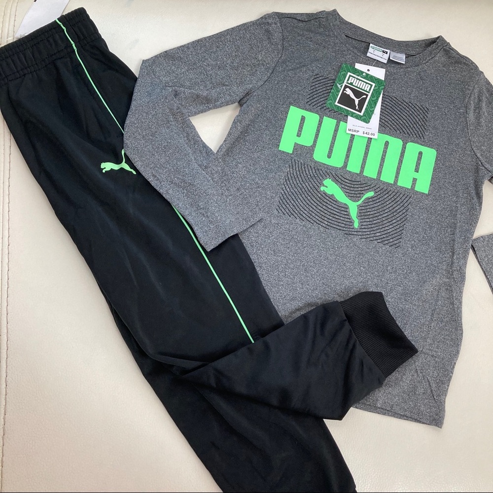 Puma active long sleeve pants set 2278 - Picture 3 of 5